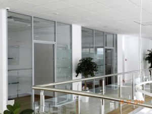 Офисные перегородки с матированным стеклом