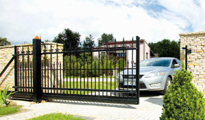 Откатные ворота в Саранске